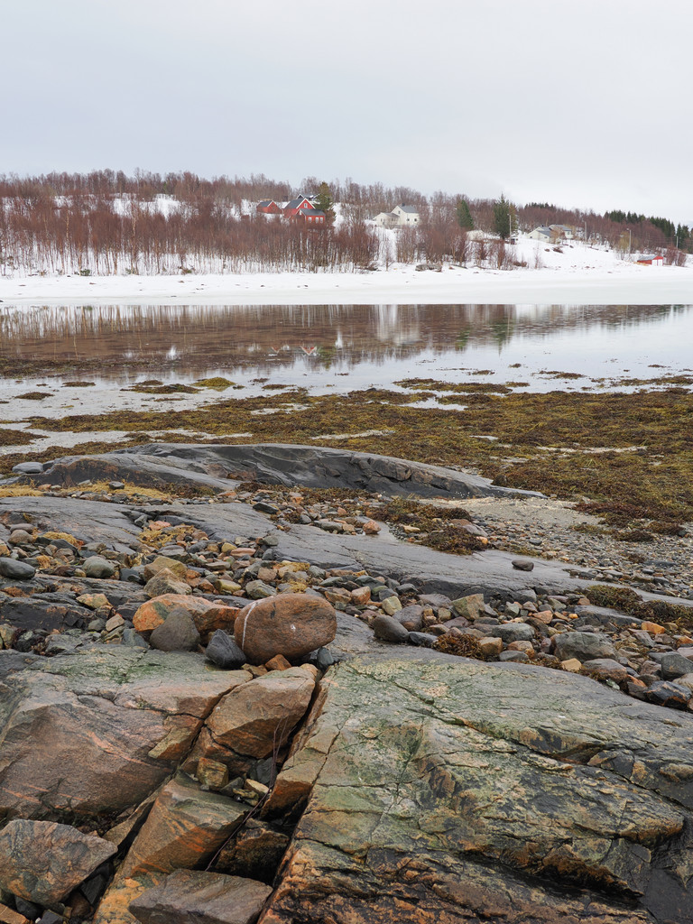 Indre Årnes, Gibostad, Troms, Norvège. 23 mars 2025, 14:19.© Tobias Bührer 2025