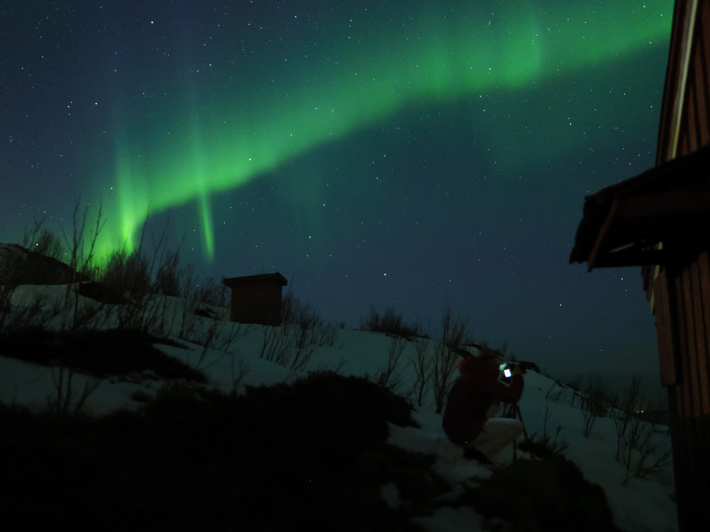 Vangshamn, Botnhamn, Troms, Norvège. 23 mars 2025, 21:58.© Tobias Bührer 2025