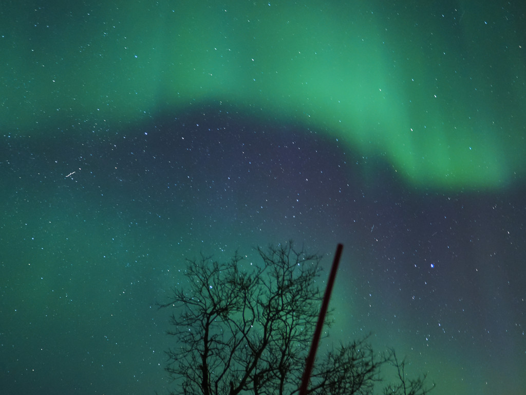 Vangshamn, Botnhamn, Troms, Norvège. 23 mars 2025, 22:13.© Tobias Bührer 2025