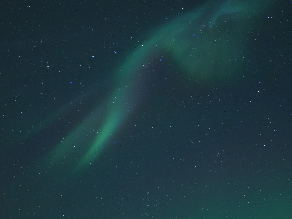 Vangshamn, Botnhamn, Troms, Norvège. 23 mars 2025, 22:25.© Tobias Bührer 2025
