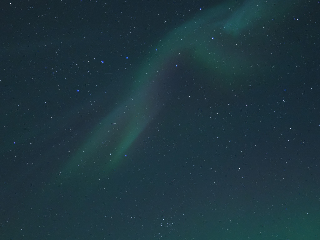 Vangshamn, Botnhamn, Troms, Norvège. 23 mars 2025, 22:25.© Tobias Bührer 2025